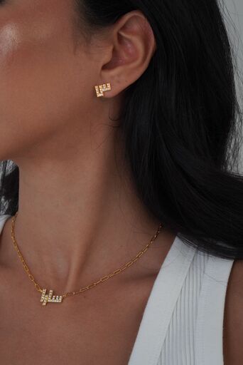 Full stone earrings