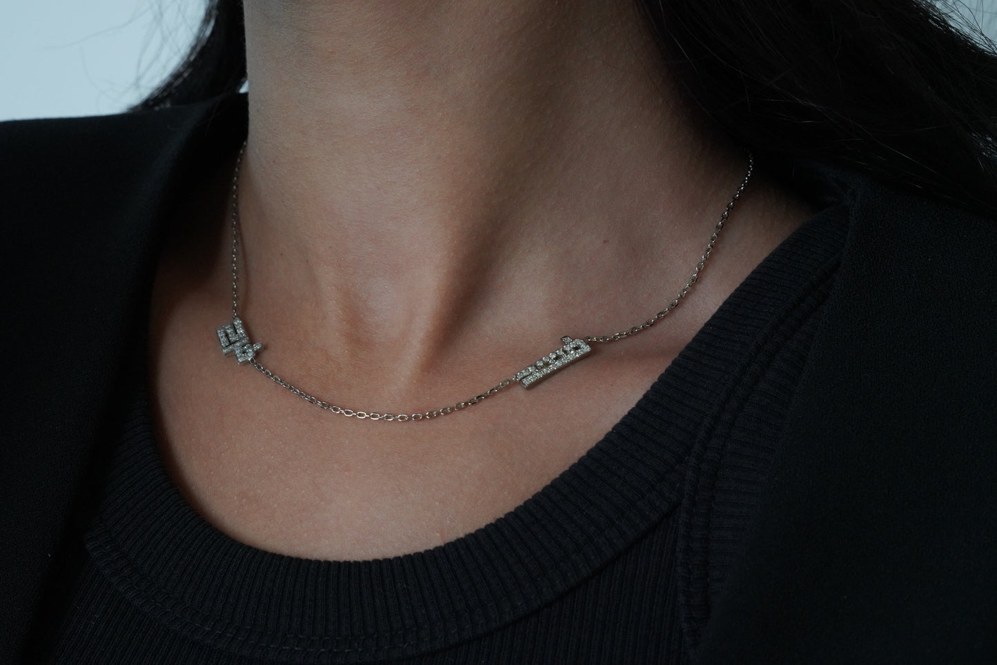 Signature full stone necklace