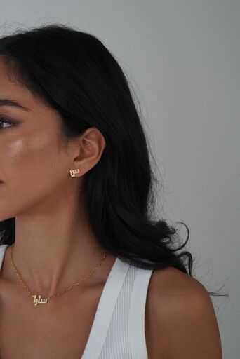 Full stone earrings