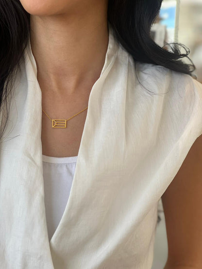 Kuwait Flag necklace
